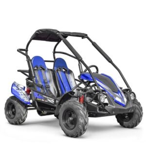 buggy 200cc go kart bleu