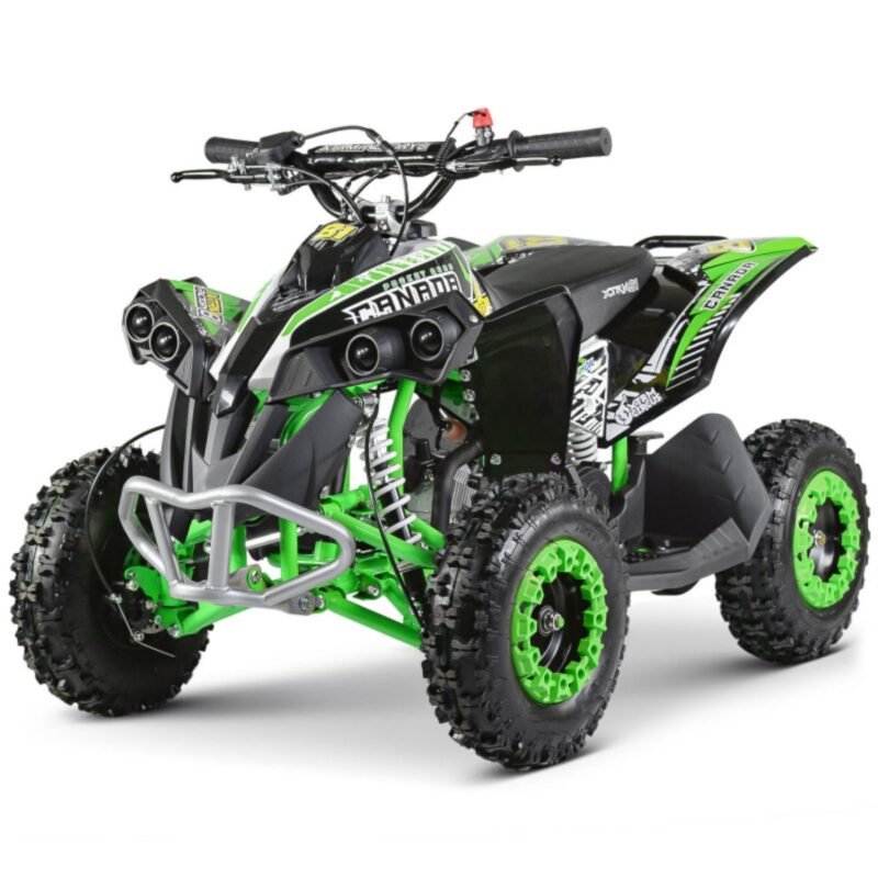 pocket quad demarrage electrique enfant vert